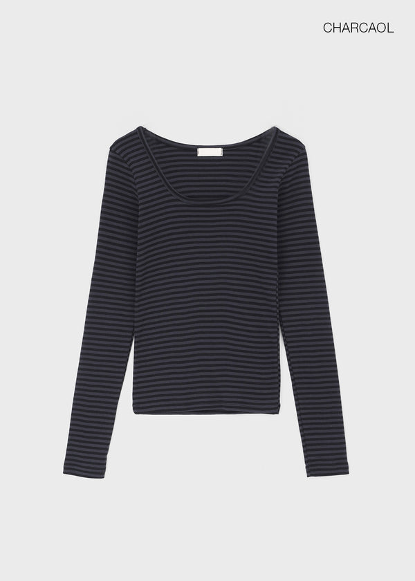 Gerudo Stripe U-neck Long Sleeve T-shirt