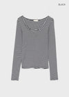 Gerudo Stripe U-neck Long Sleeve T-shirt