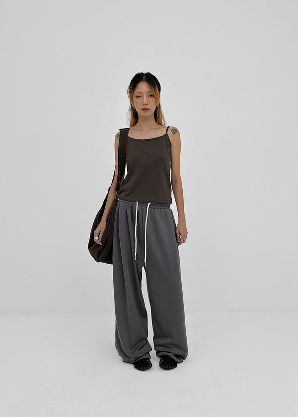 (UNISEX) Xenon Wide Elastic String Pants