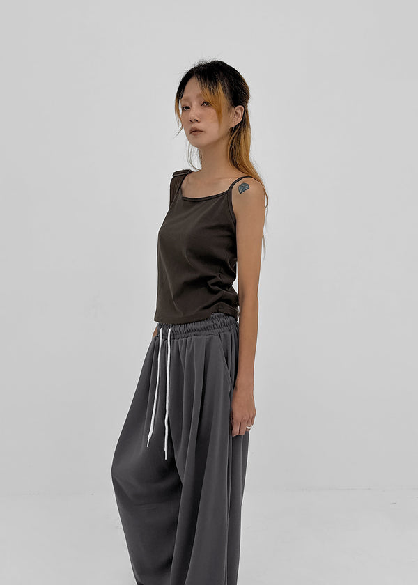(UNISEX) Xenon Wide Elastic String Pants