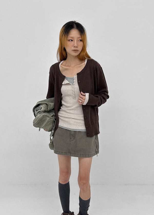 [MADE] Koziel Cashmere Loose Fit Knit Cardigan