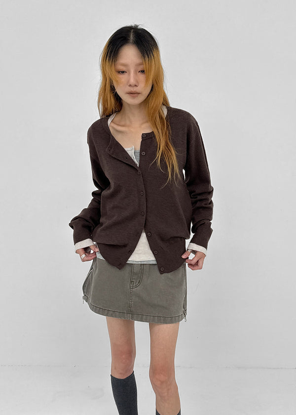 [MADE] Koziel Cashmere Loose Fit Knit Cardigan