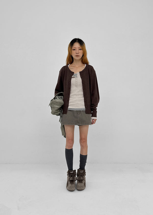 [MADE] Koziel Cashmere Loose Fit Knit Cardigan