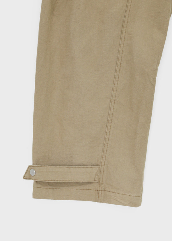 Bantis buckle wide cotton pants