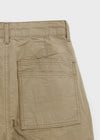 Bantis buckle wide cotton pants