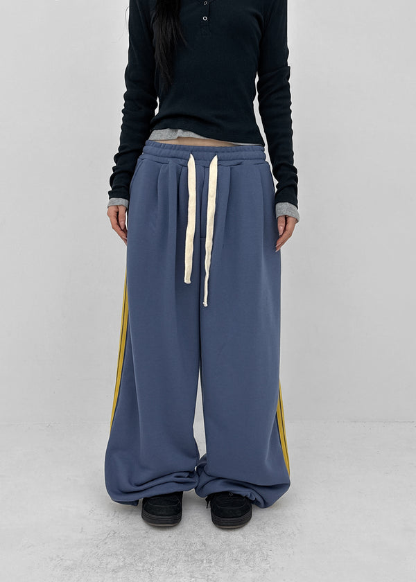 (UNISEX) Derby Track Elastic Pants
