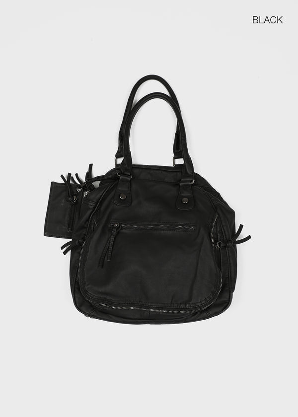 Milko Two-Way Leather Shoulder Bag