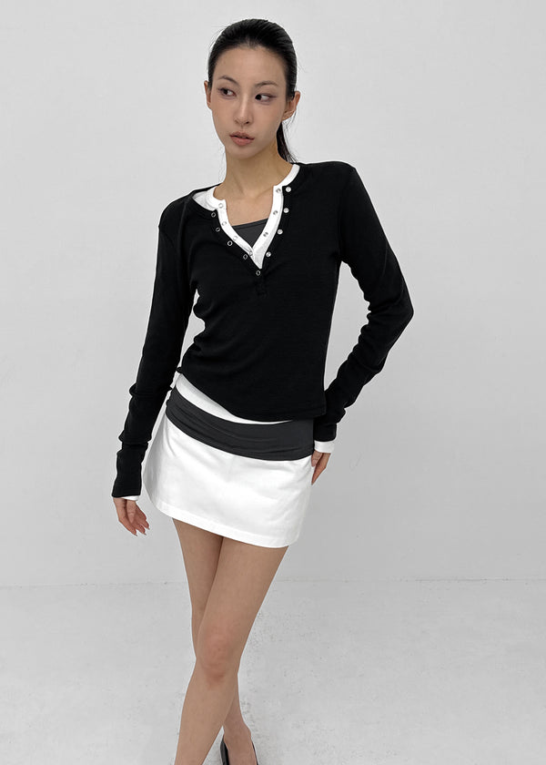 Henil mini skirt pants