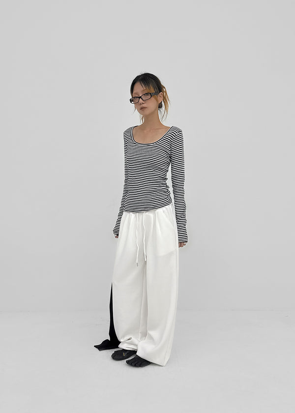 Gerudo Stripe U-neck Long Sleeve T-shirt