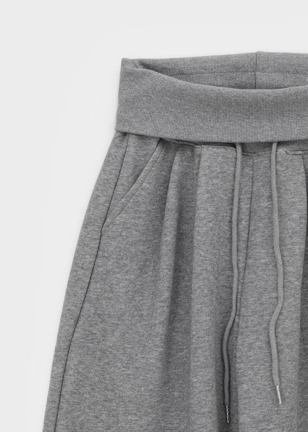 Voke Folding Wide Elastic Pants