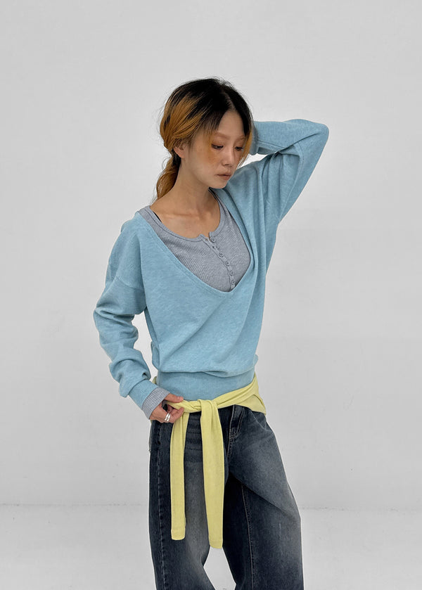 [MADE] Koziel Cashmere Deep V-Neck Knit