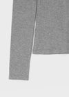 [MADE] Jane Henley Neck Ribbed Long Sleeve Tee
