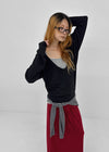 [MADE] Koziel Cashmere Deep V-Neck Knit