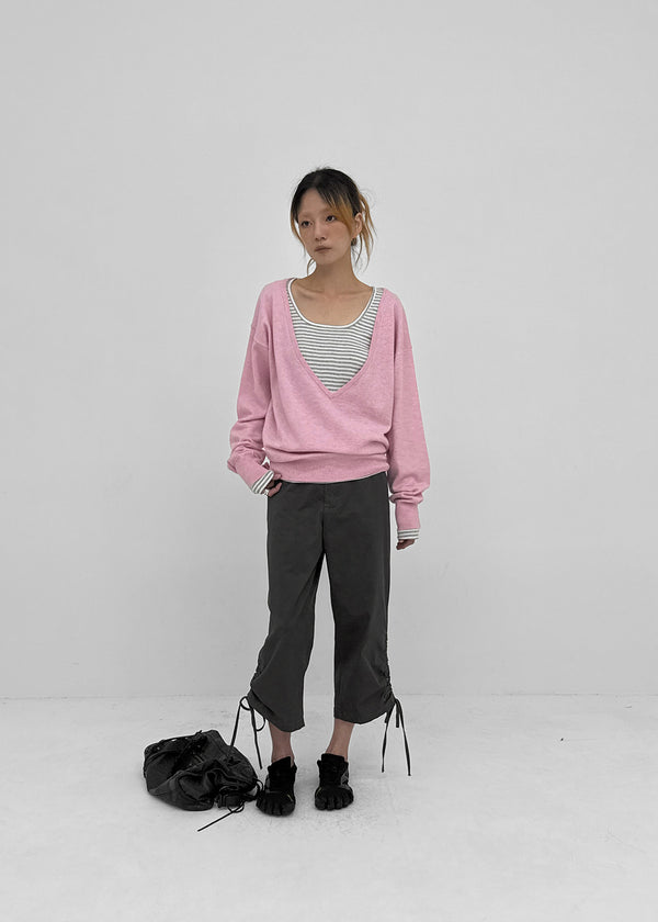 [MADE] Koziel Cashmere Deep V-Neck Knit