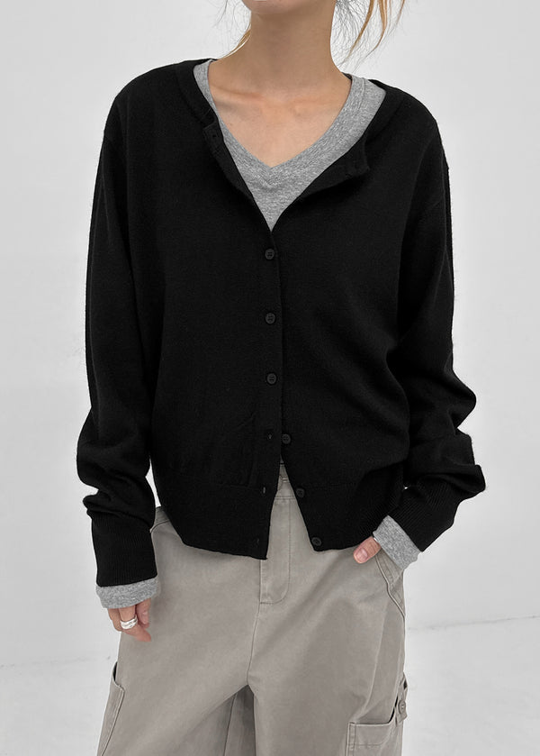 [MADE] Koziel Cashmere Loose Fit Knit Cardigan
