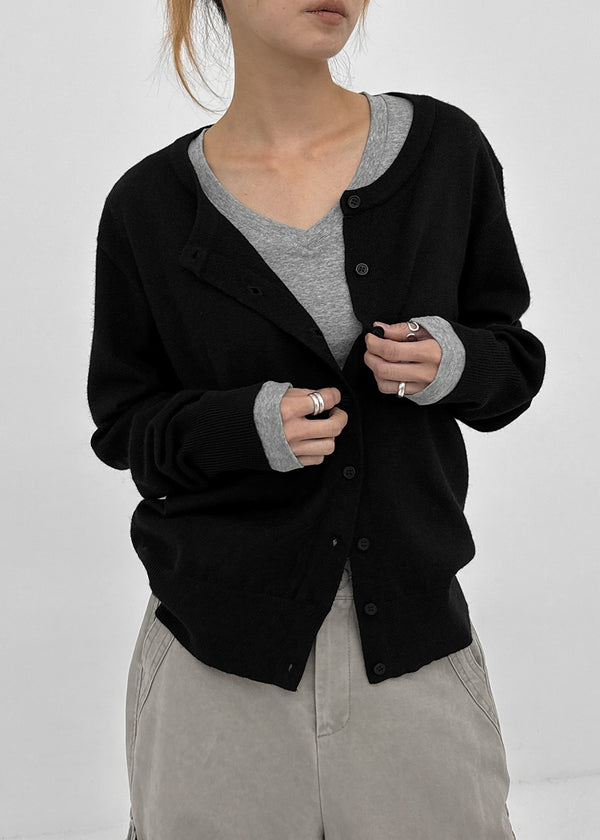 [MADE] Koziel Cashmere Loose Fit Knit Cardigan