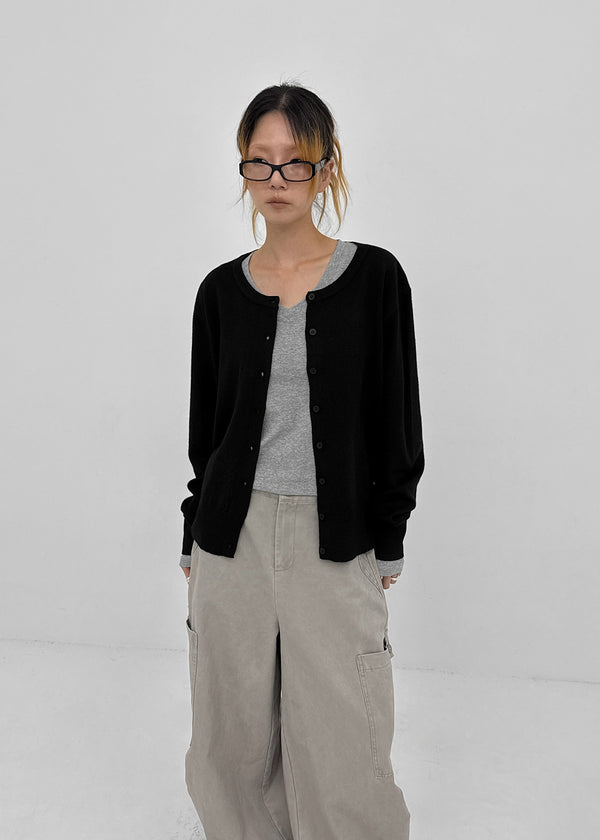 [MADE] Koziel Cashmere Loose Fit Knit Cardigan