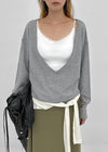 [MADE] Koziel Cashmere Deep V-Neck Knit