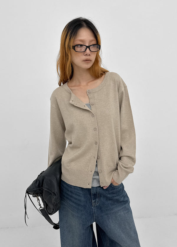 [MADE] Koziel Cashmere Loose Fit Knit Cardigan