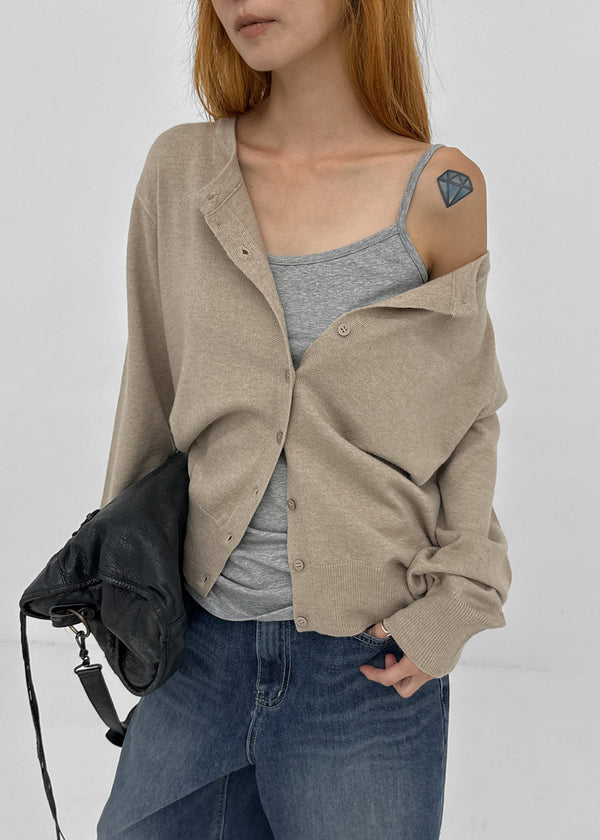 [MADE] Koziel Cashmere Loose Fit Knit Cardigan