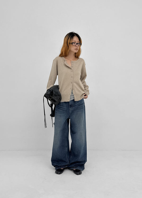[MADE] Koziel Cashmere Loose Fit Knit Cardigan