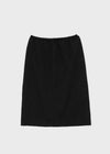Nemesi banding jacquard midi skirt