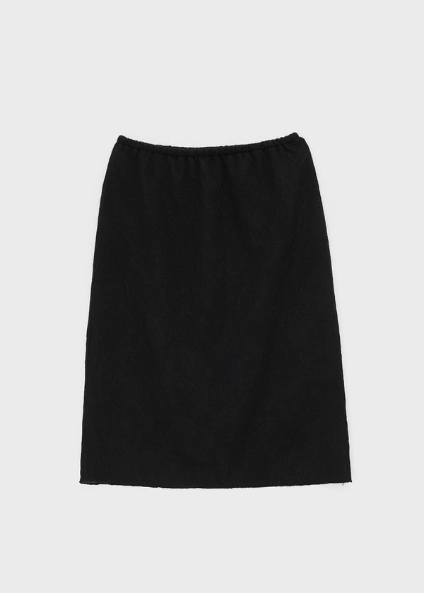Nemesi banding jacquard midi skirt