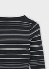 Risel striped button knit