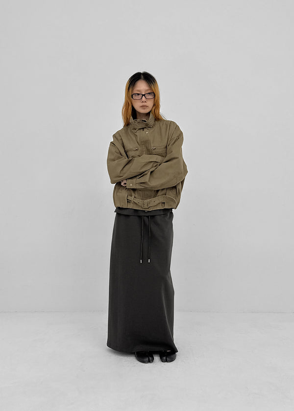 Equinox High-Neck Washed Cotton Jumper