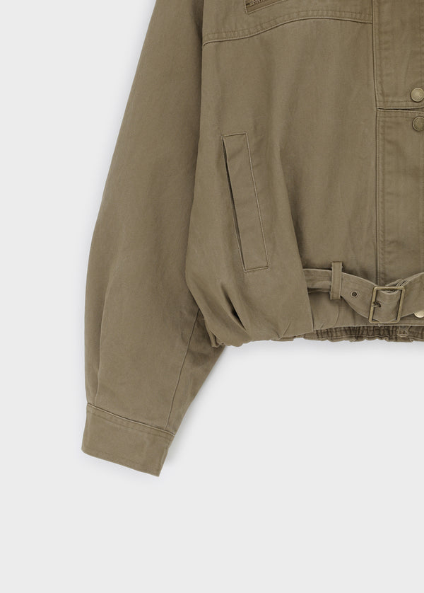 Equinox High-Neck Washed Cotton Jumper