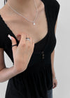 Circular Star Pendant Necklace
