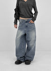 Birulan wide denim pants