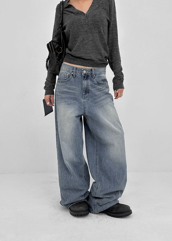 Birulan wide denim pants