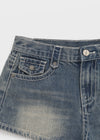 [MADE] Renel Stitch Low-Waist Denim Shorts