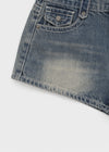[MADE] Renel Stitch Low-Waist Denim Shorts
