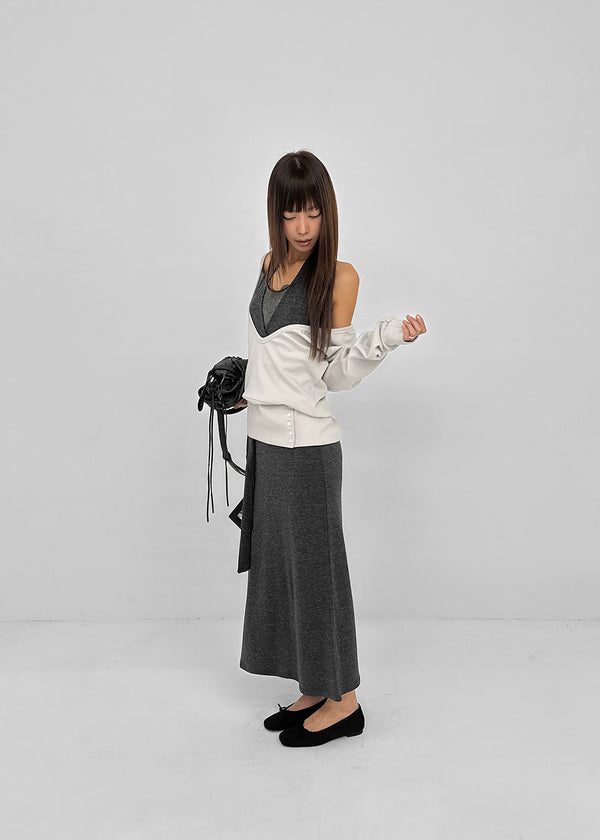 Anna Deep V-Neck Sweatshirt