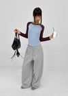 Bunt raglan long-sleeve shirt