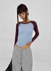 Bunt raglan long-sleeve shirt