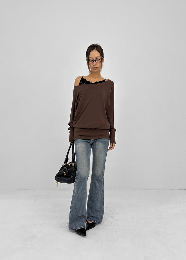 [MADE] Renel Stitch Low-Waist Bootcut Denim Pants