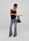Rhodia Satin Lace Sleeveless