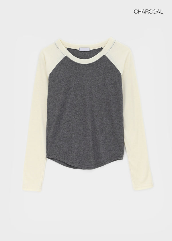 Bunt raglan long-sleeve shirt