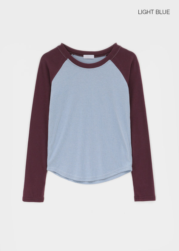 Bunt raglan long-sleeve shirt