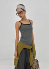 Luna Stripe Lace Sleeveless