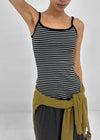 Luna Stripe Lace Sleeveless