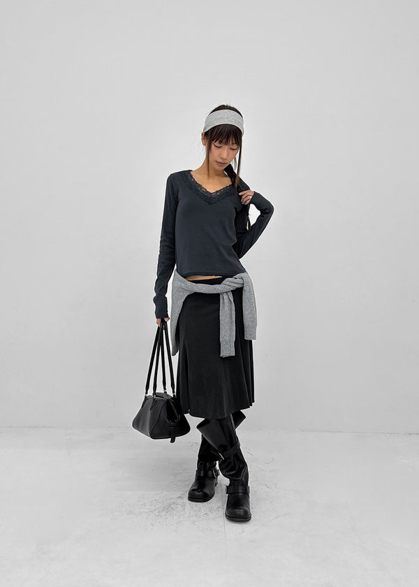 Trouche midi skirt