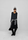 Trouche midi skirt