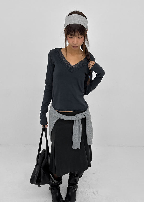 Trouche midi skirt