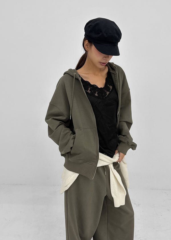 [MADE] Bennoir Oversized Zip-up Hoodie