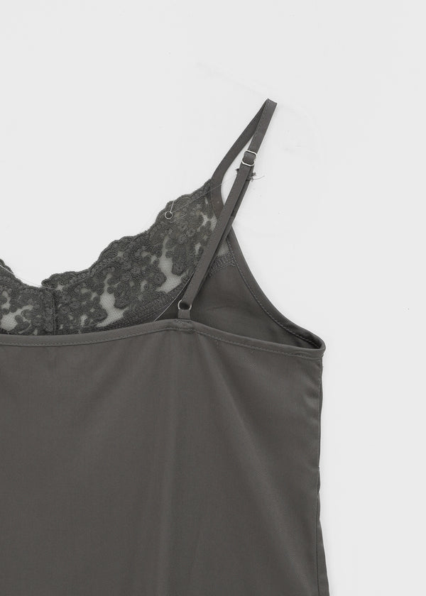 Rhodia Satin Lace Sleeveless