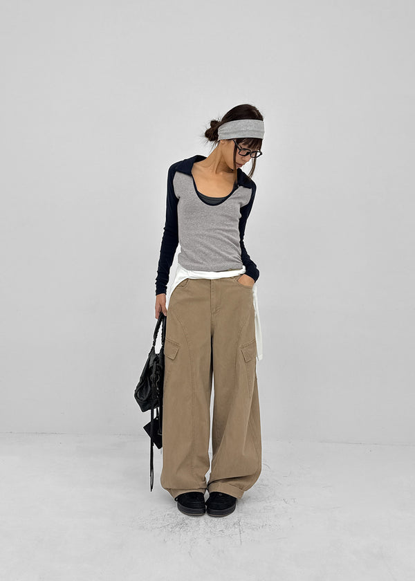 Rotor Vintage Cargo Banding Pants